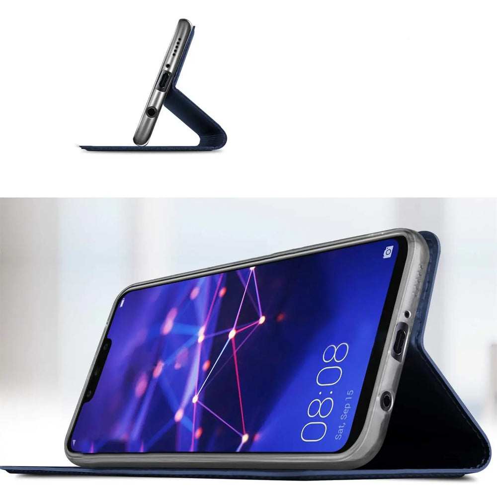 Magnetische Klapphülle für Huawei Mate 20 Lite, schneller Zugriff