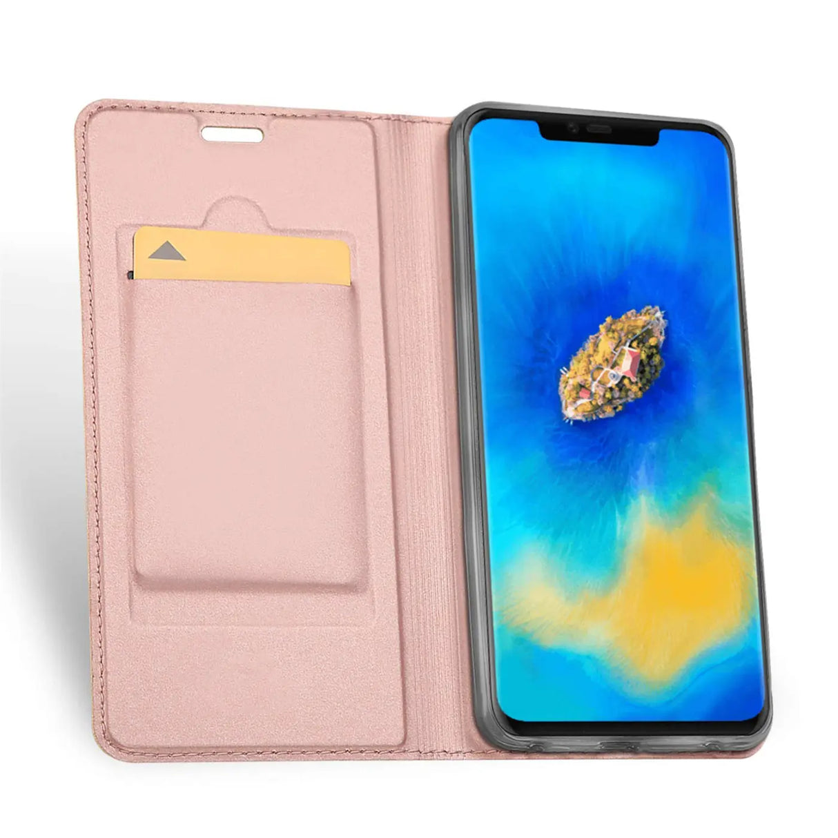 Magnetische Klapphülle für Huawei Mate 20 Pro, schneller Zugriff