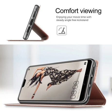 Magnetische Klapphülle für Huawei P20 Pro, schneller Zugriff