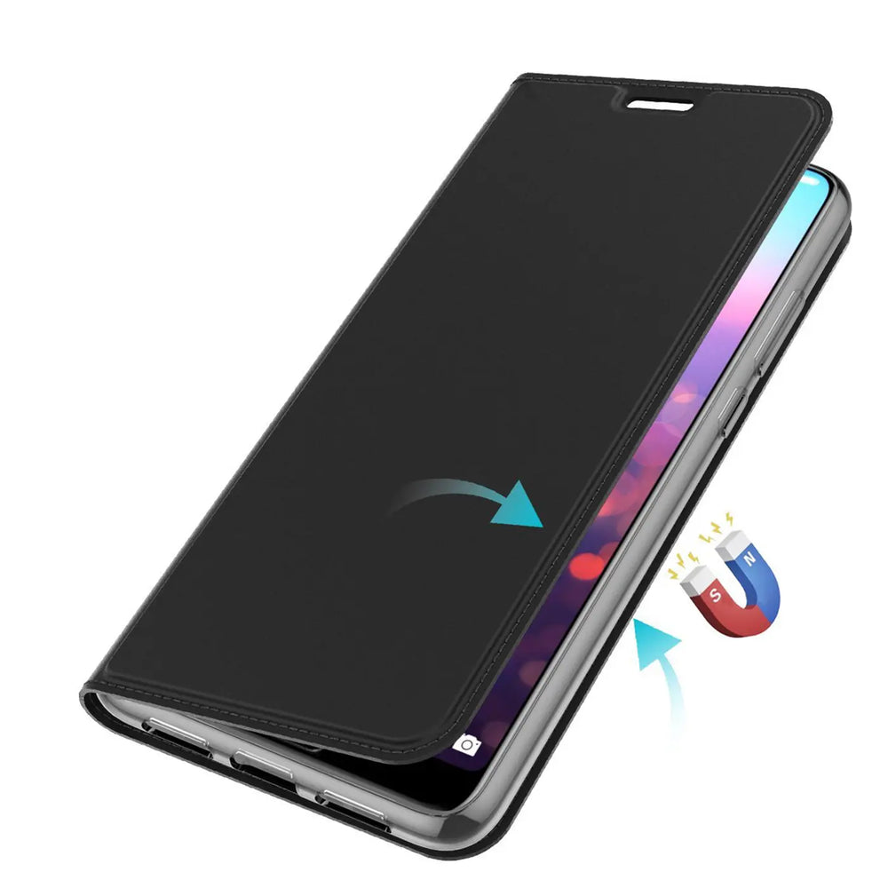 Magnetische Klapphülle für Huawei P30 Pro, schneller Zugriff