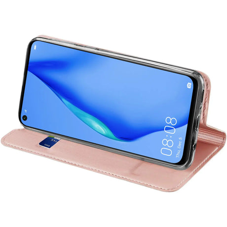 Magnetische Klapphülle für Huawei P40 Lite, schneller Zugriff