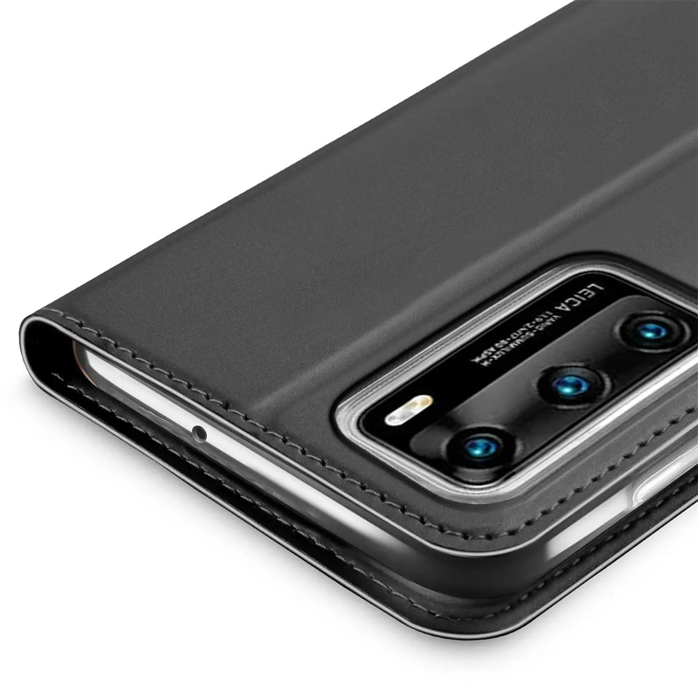 Magnetische Klapphülle für Huawei P40 Pro, schneller Zugriff