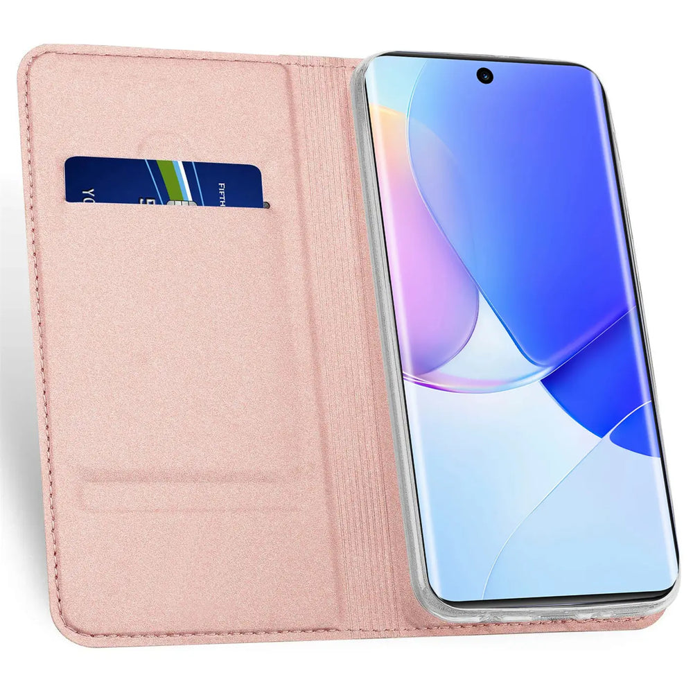 Magnetische Klapphülle für Huawei P50 Pro, schneller Zugriff