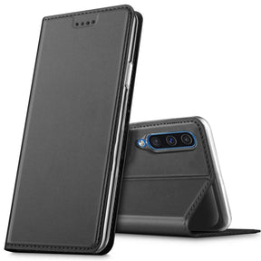 iPhone 11 Pro Max Klapphülle in Schwarz mit Kartenfächern und Schutz