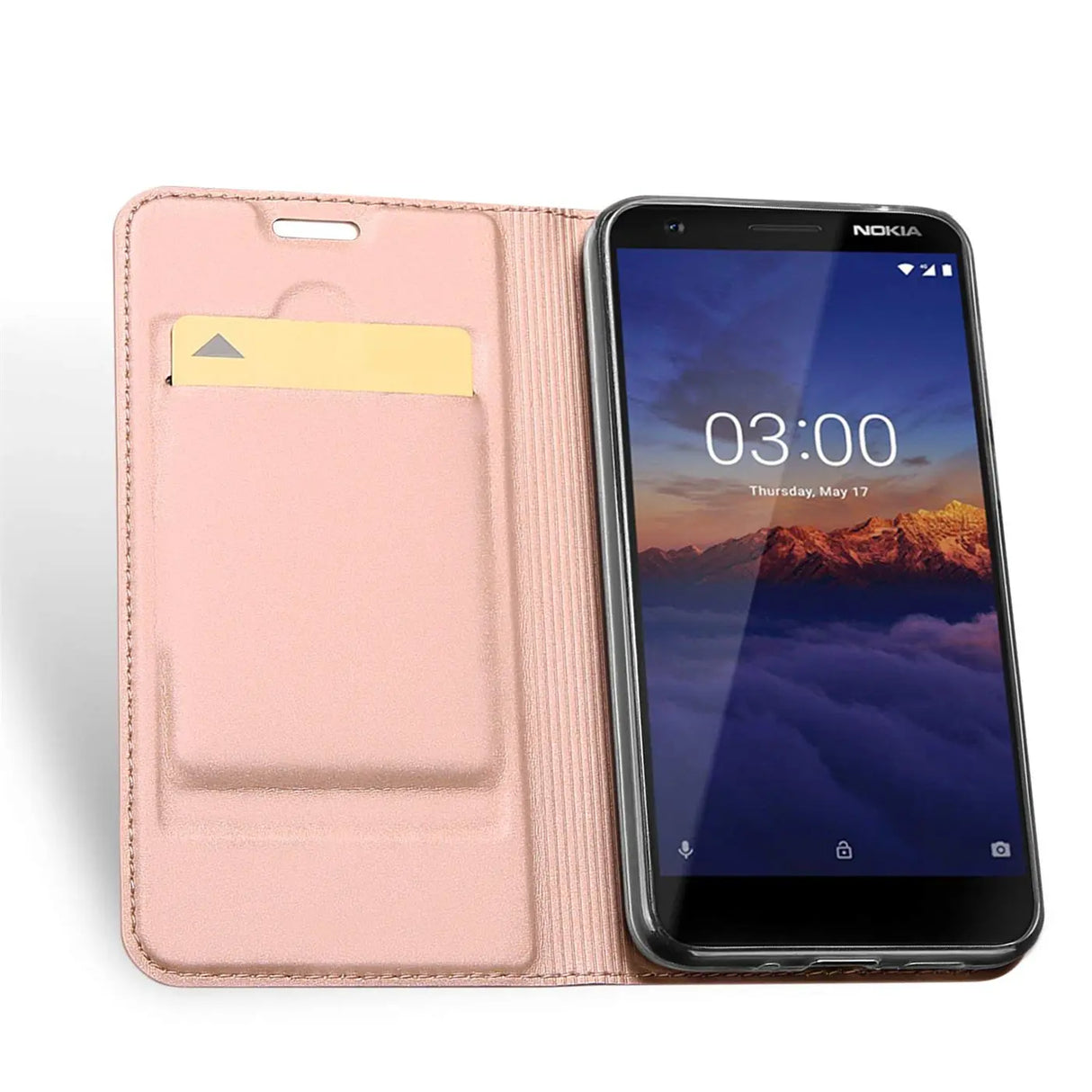 Magnetische Klapphülle für Nokia 3.1, schneller Zugriff