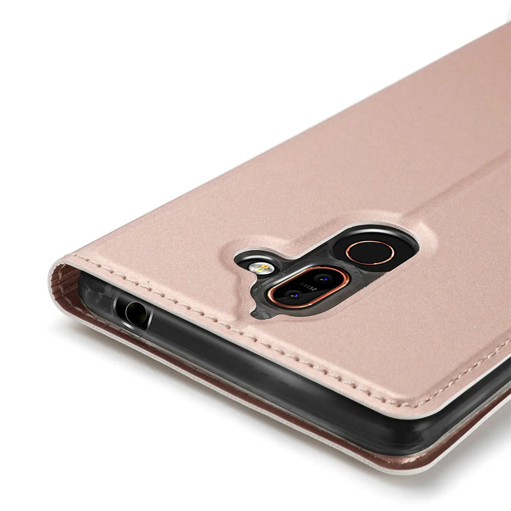 Magnetische Klapphülle für Nokia 8.1, schneller Zugriff