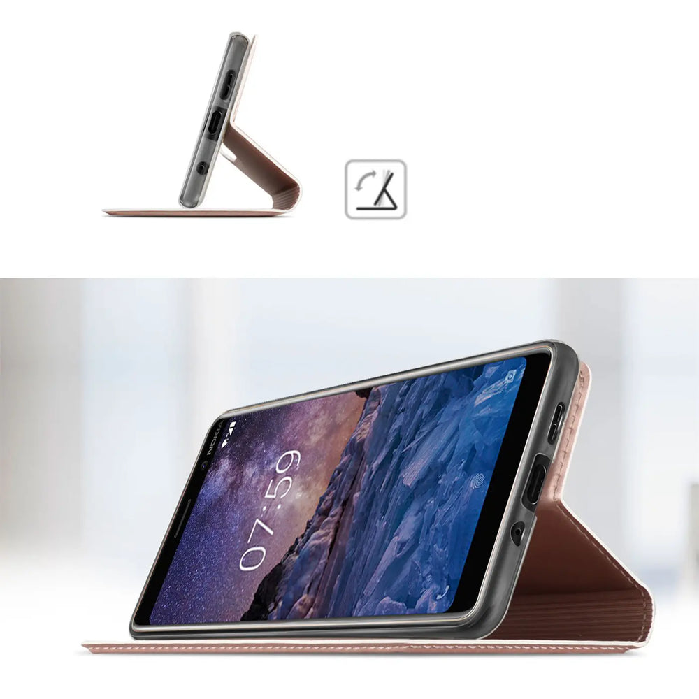 Magnetische Klapphülle für Nokia 8.1, schneller Zugriff