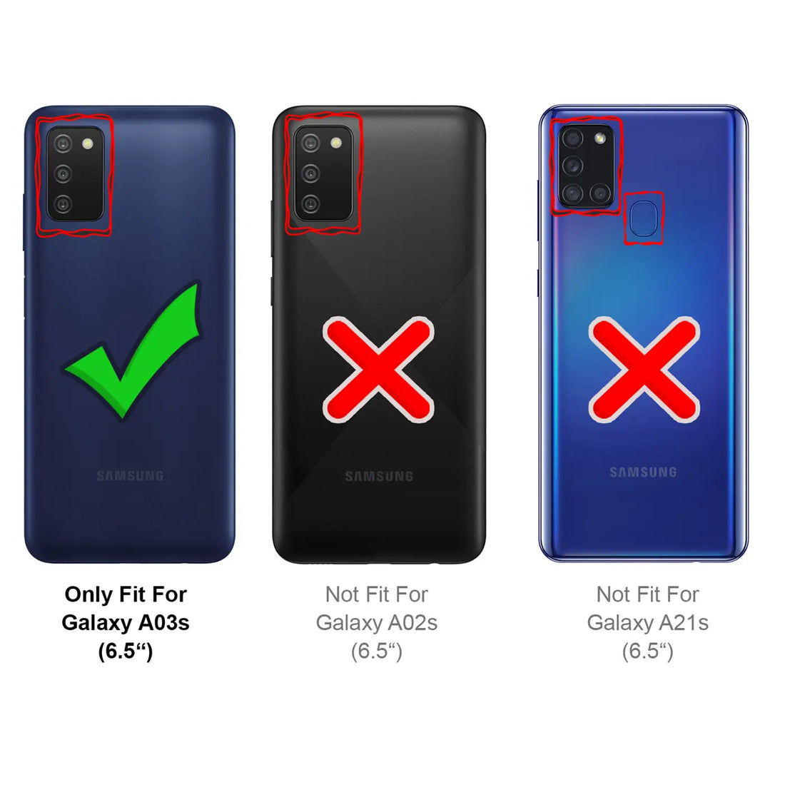 Exakte Passform für das Galaxy A03s