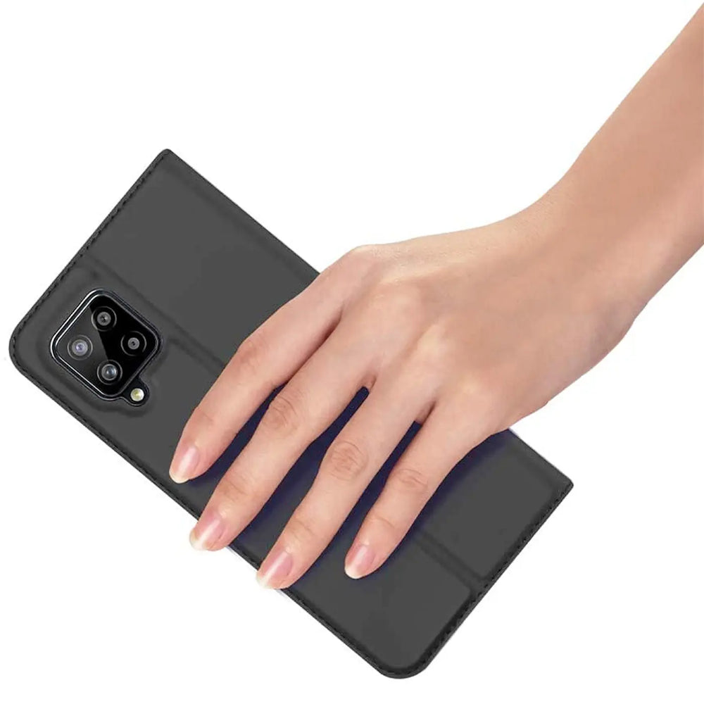 Magnetische Klapphülle für Samsung Galaxy A12 / M12, schneller Zugriff