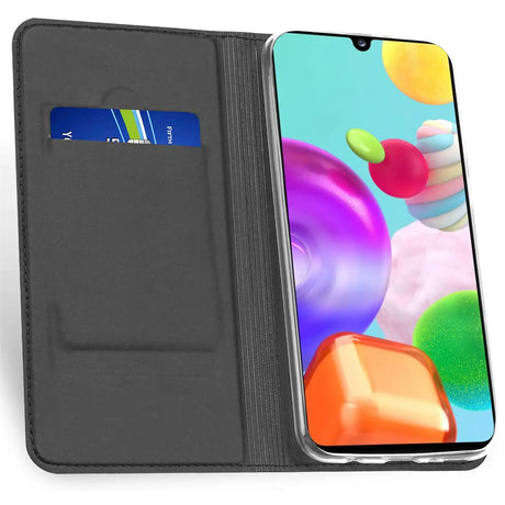 Magnetische Klapphülle für Samsung Galaxy A41, schneller Zugriff