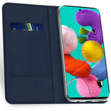 Magnetische Klapphülle für Samsung Galaxy A51, schneller Zugriff