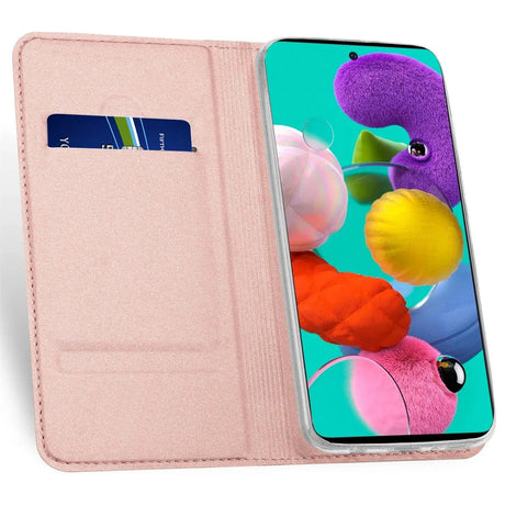 Magnetische Klapphülle für Samsung Galaxy A51, schneller Zugriff
