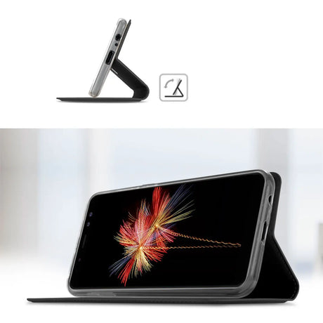 Magnetische Klapphülle für Samsung Galaxy A6, schneller Zugriff