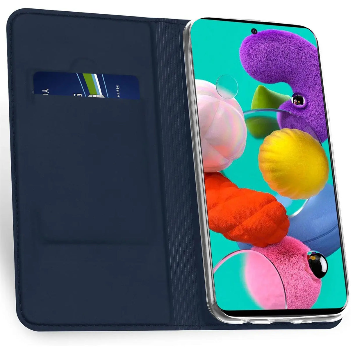 Magnetische Klapphülle für Samsung Galaxy A71, schneller Zugriff