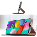 Magnetische Klapphülle für Samsung Galaxy A71, schneller Zugriff