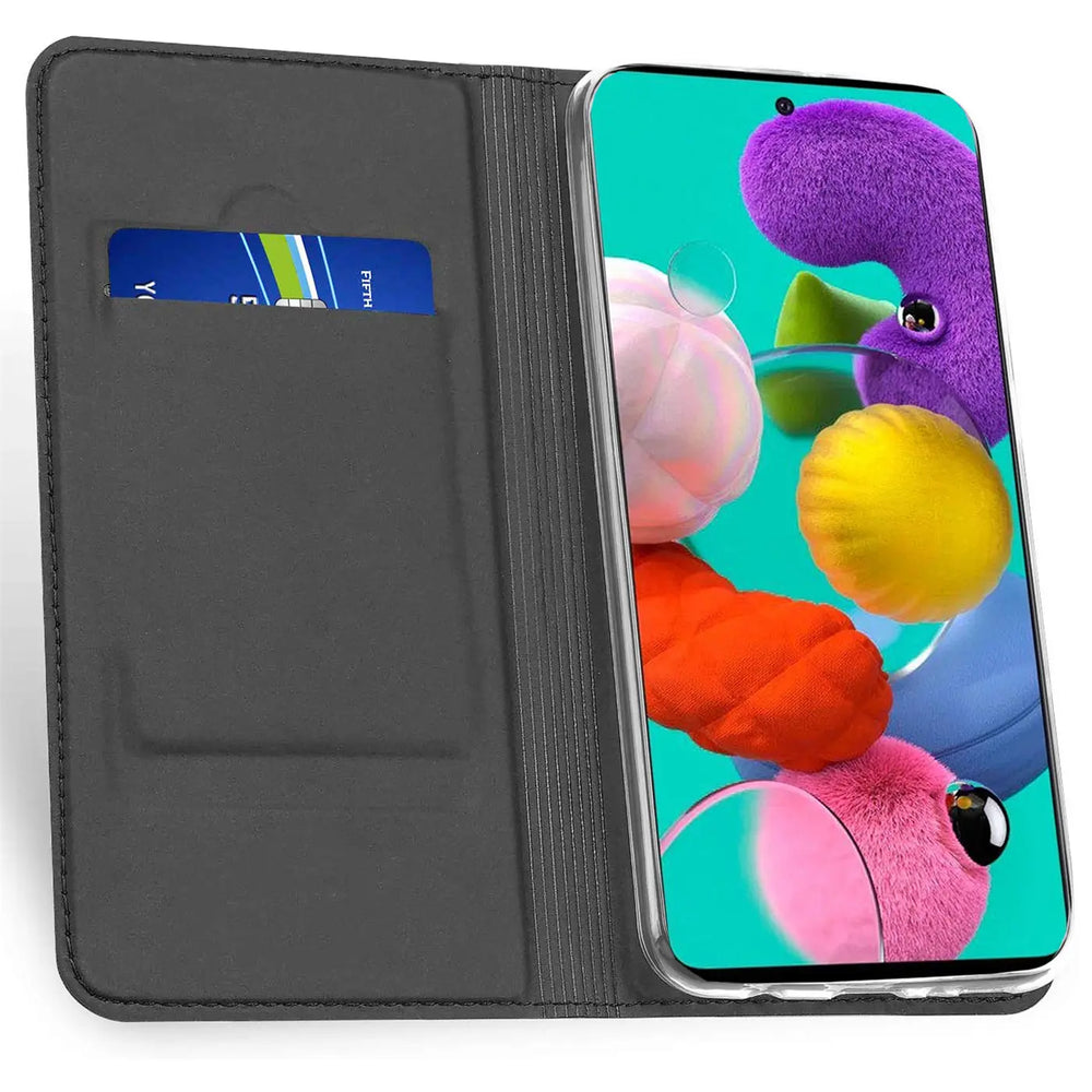 Magnetische Klapphülle für Samsung Galaxy A71, schneller Zugriff