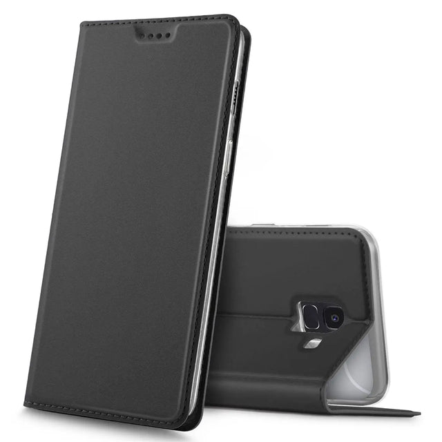 Magnetische Klapphülle für Samsung Galaxy J6 2018, schneller Zugriff