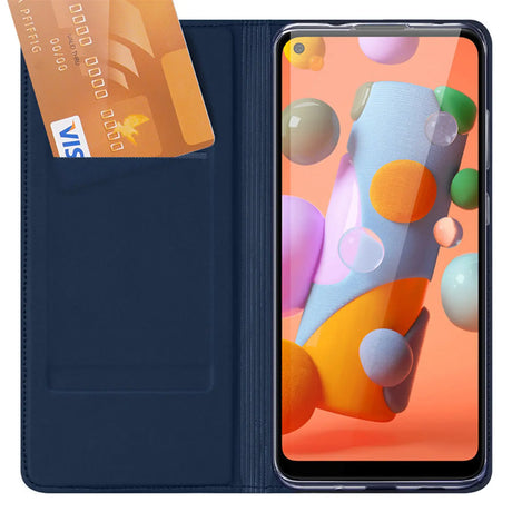 Magnetische Klapphülle für Samsung Galaxy M11, schneller Zugriff