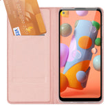 Magnetische Klapphülle für Samsung Galaxy M11, schneller Zugriff