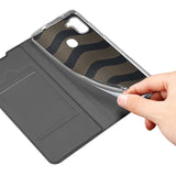 Magnetische Klapphülle für Samsung Galaxy M11, schneller Zugriff