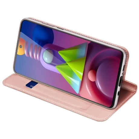 Magnetische Klapphülle für Samsung Galaxy M51, schneller Zugriff