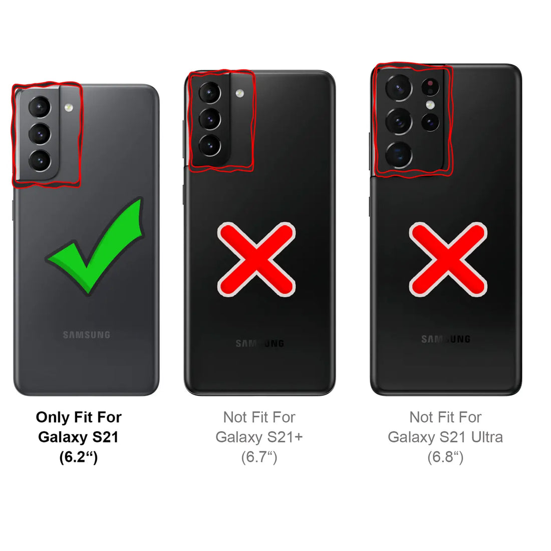 Exakt passend für Samsung Galaxy S21