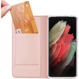 Magnetische Klapphülle für Samsung Galaxy S21, schneller Zugriff