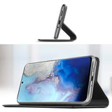 Magnetische Klapphülle für Samsung Galaxy S22 Plus, schneller Zugriff