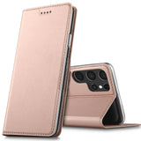 Magnetische Klapphülle für Samsung Galaxy S23 Ultra, schneller Zugriff