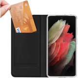 Magnetische Klapphülle für Samsung Galaxy S23 Ultra, schneller Zugriff
