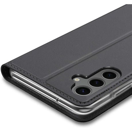 Magnetische Klapphülle für Samsung Galaxy S24 FE, schneller Zugriff