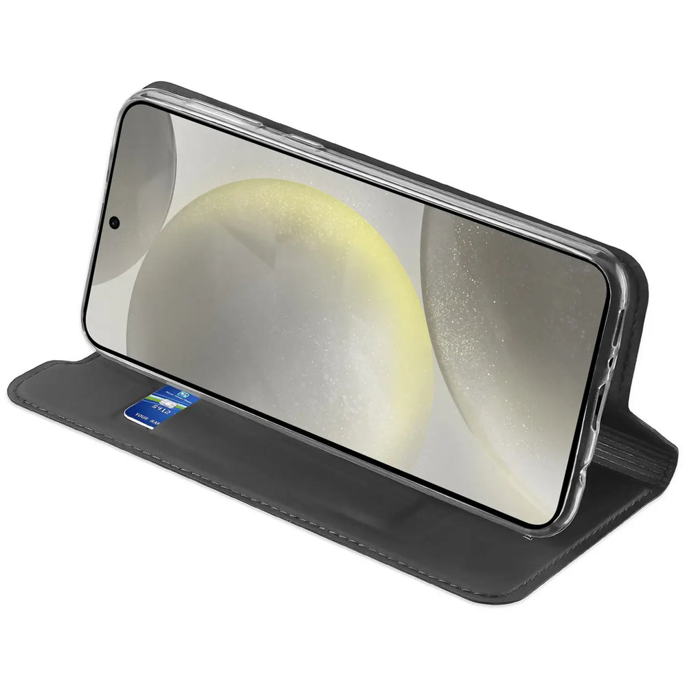 Magnetische Klapphülle für Samsung Galaxy S24 FE, schneller Zugriff