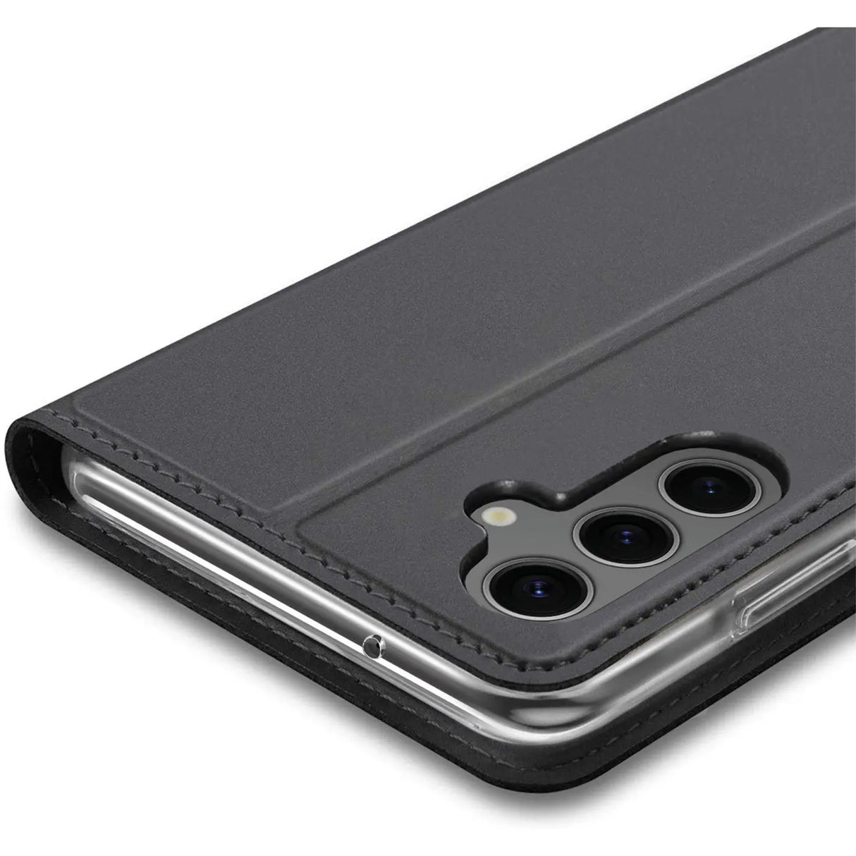 Magnetische Klapphülle für Samsung Galaxy S24, schneller Zugriff