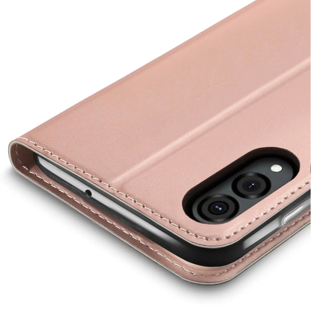 Magnetische Klapphülle für Samsung Galaxy S25 Edge, schneller Zugriff