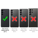 Magnetische Klapphülle für Samsung Galaxy S25 FE, schneller Zugriff