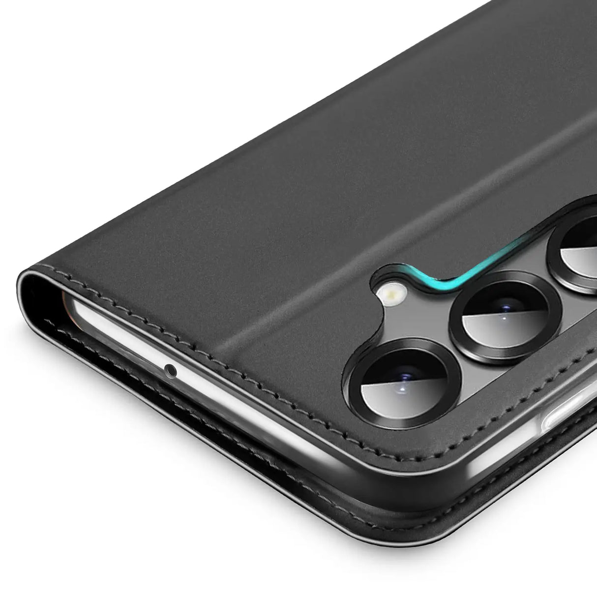 Magnetische Klapphülle für Samsung Galaxy S25 Plus, schneller Zugriff