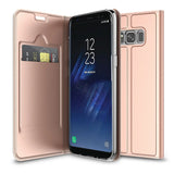 Magnetische Klapphülle für Samsung Galaxy S8, schneller Zugriff