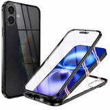 iPhone 16 - 360° Magnet Hülle mit Glas