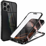iPhone 16 Pro - 360° Magnet Hülle mit Glas