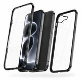 iPhone 16e - 360° Magnet Hülle mit Glas
