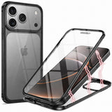 iPhone 18 Pro - 360° Magnet Hülle mit Glas