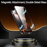 iPhone Air - 360° Magnet Hülle mit Glas