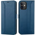 iPhone 11 Klapphülle im Lederlook mit RFID Block in Blau