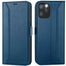 iPhone 11 Pro Klapphülle im Lederlook mit RFID Block in Blau