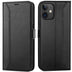 iPhone 11 Klapphülle im Lederlook mit RFID Block in Schwarz