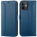 iPhone 12 Mini Klapphülle im Lederlook mit RFID Block in Blau