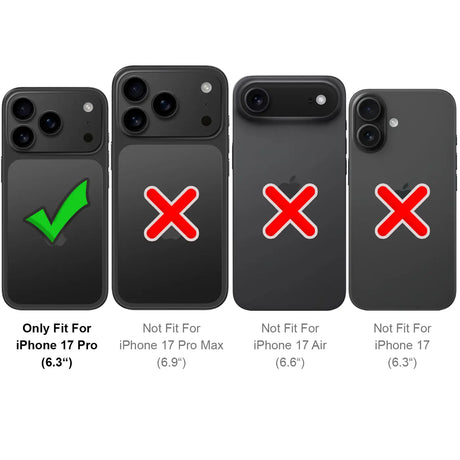 Apple iPhone 17 Pro Klapphülle im Lederlook mit RFID Block in Blau