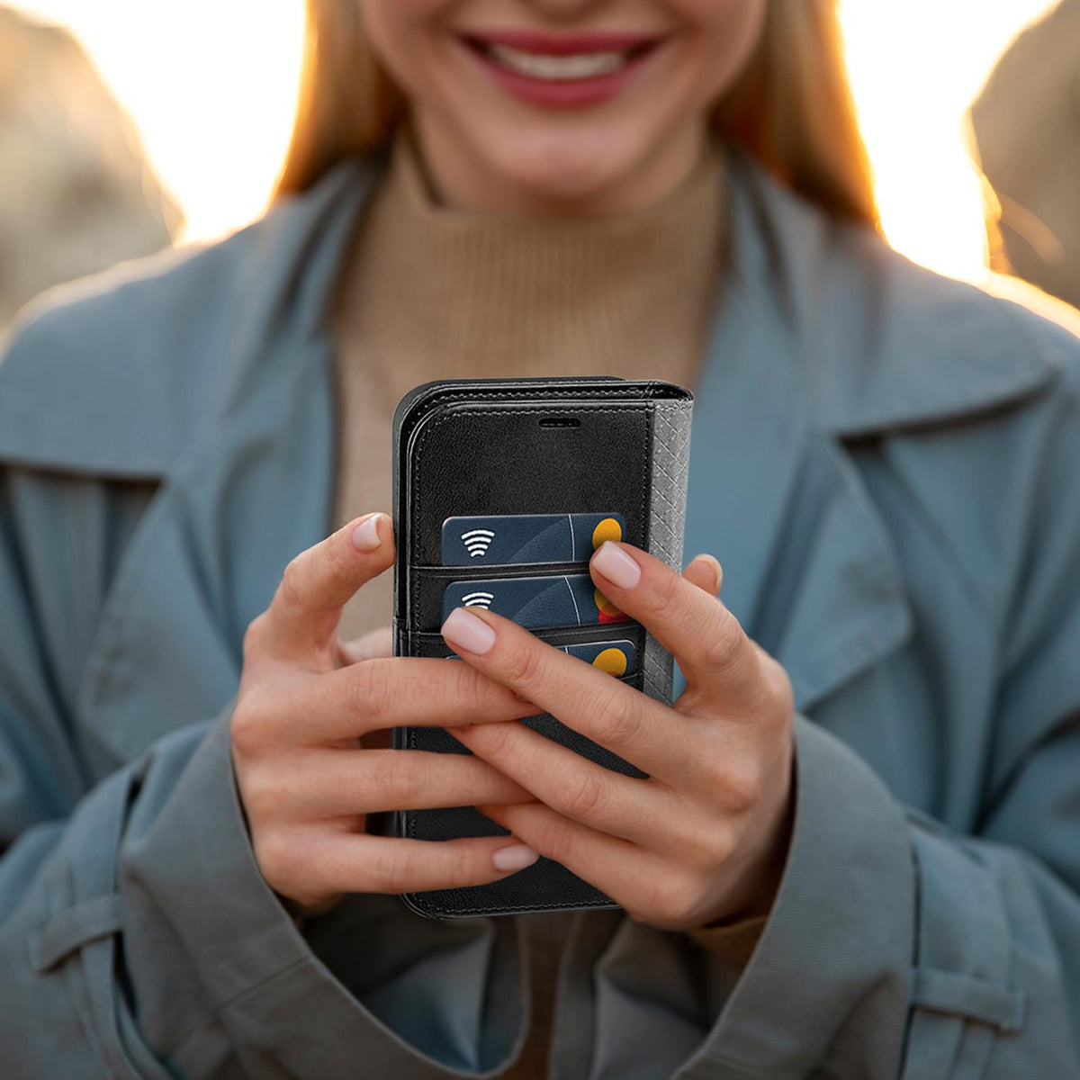 iPhone 18 Pro - Klapphülle mit RFID Schutz