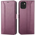 Samsung Galaxy A03 Klapphülle im Lederlook mit RFID Block in Lila