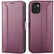 Samsung Galaxy A03 Klapphülle im Lederlook mit RFID Block in Lila